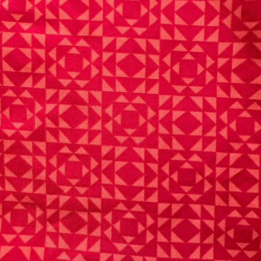 ❌SOLD❌Roxy Dress Teen's Large Red Geometric Mini Back Cutout Short Sleeve Swim - Picture 14 of 14